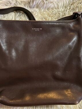 COACH Brown Leather Shoulder Bag